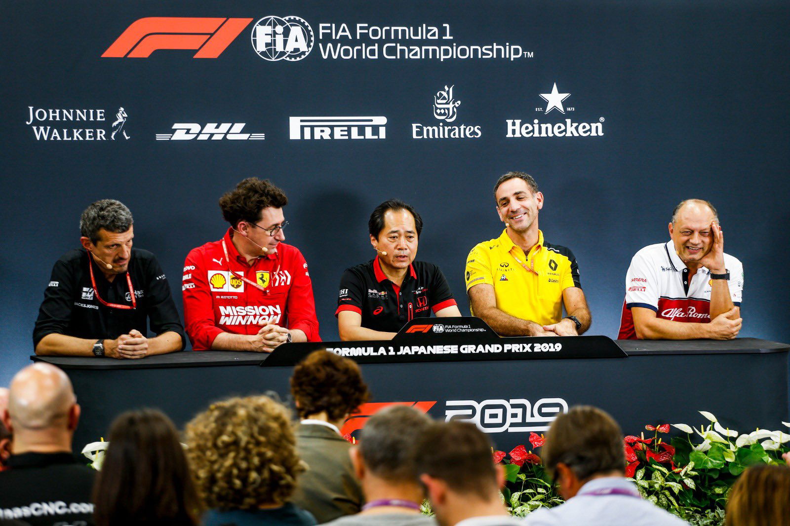 Binotto pleased by talks with Ferrari drivers over team orders