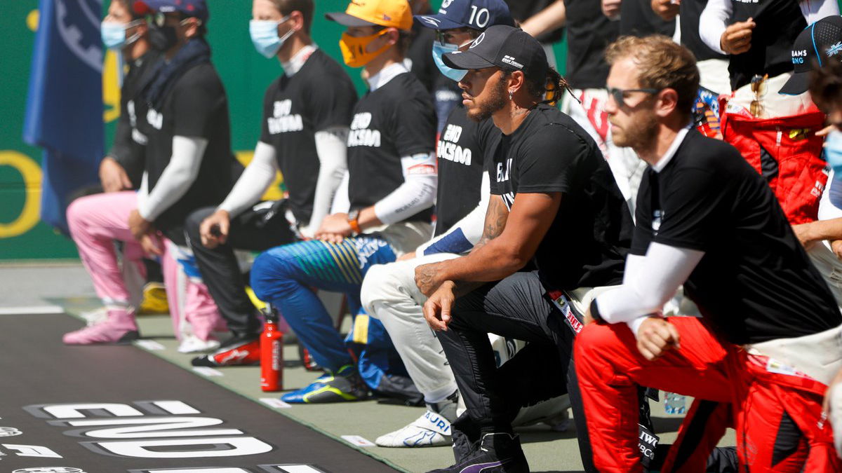 Hamilton “not distracted” by fight against racism amid F1 title bid
