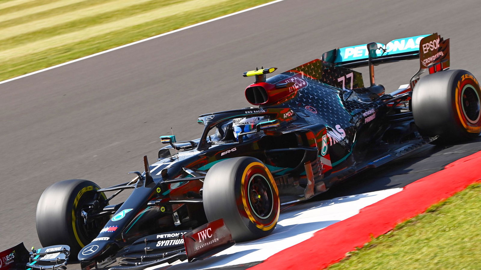 Bottas beats Hamilton to pole for F1’s 70th Anniversary GP