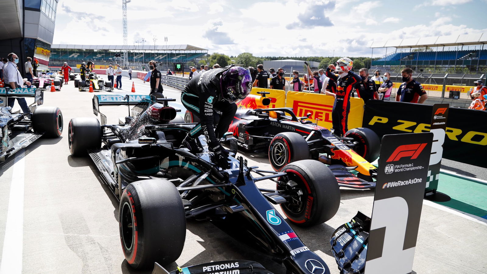 Lewis Hamilton menempati posisi ketujuh F1 GP Inggris