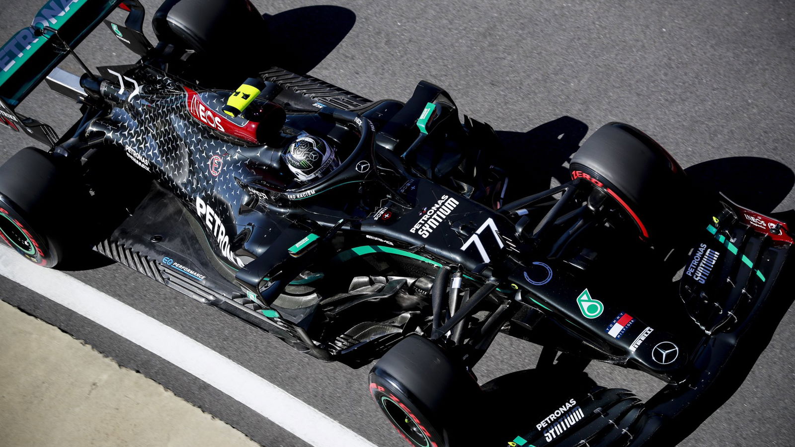 Bottas fastest in first practice for F1's 70th Anniversary GP