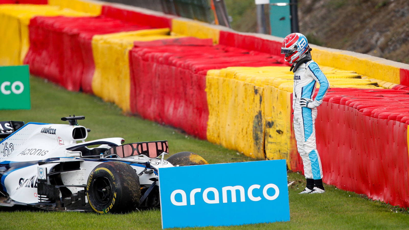 Russell: Belgian GP crash 