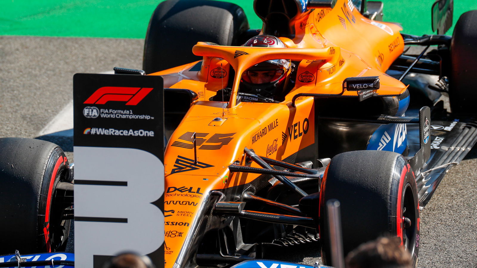 Sainz dibiarkan 'gemetar' demi lap untuk P3 di kualifikasi F1 GP Italia