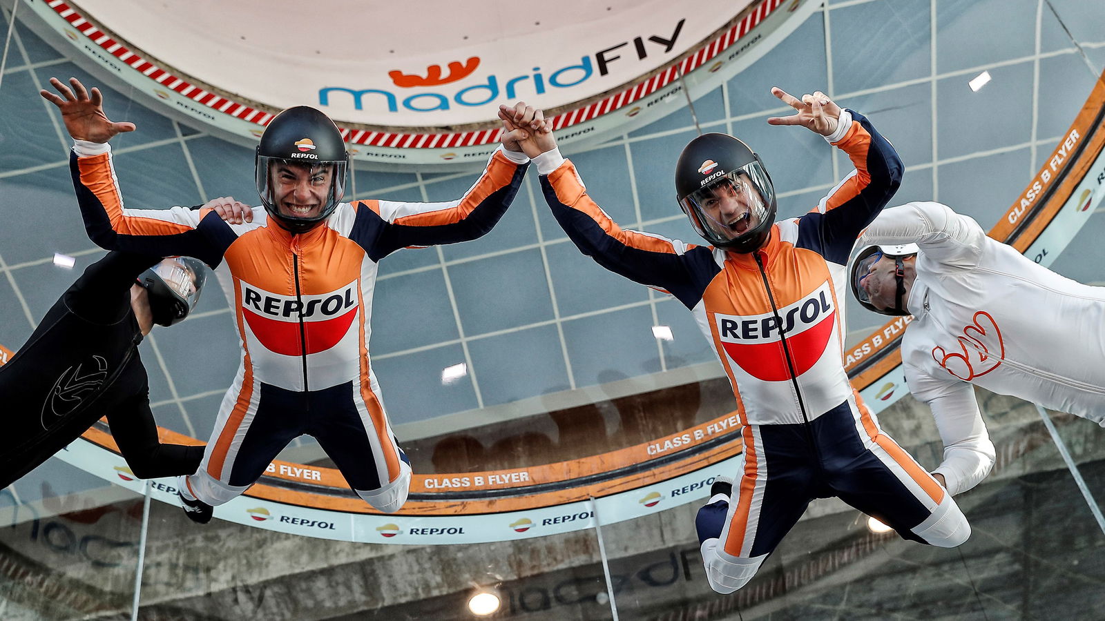 VIDEO: Marquez, Pedrosa floating on air