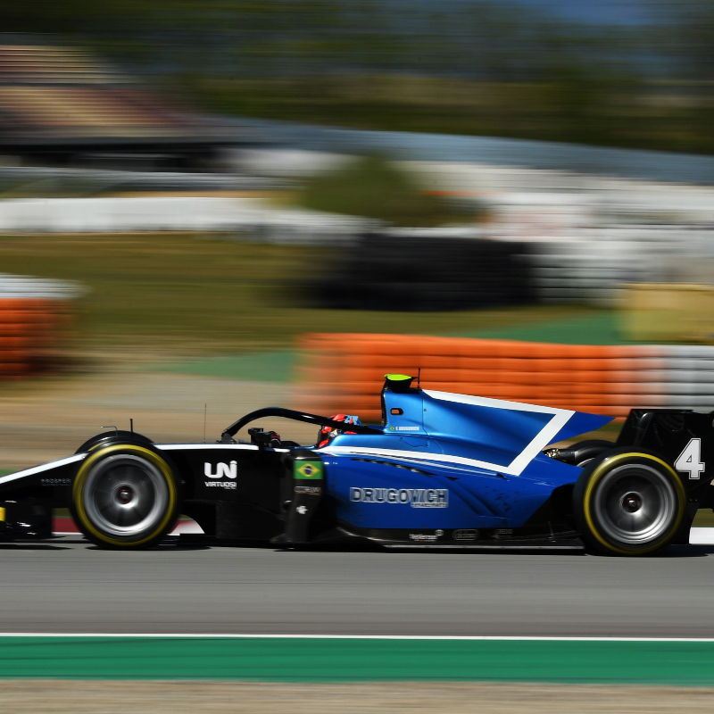 Matsushita meraih kemenangan balapan fitur F2 dari urutan ke-18 di grid di Spanyol