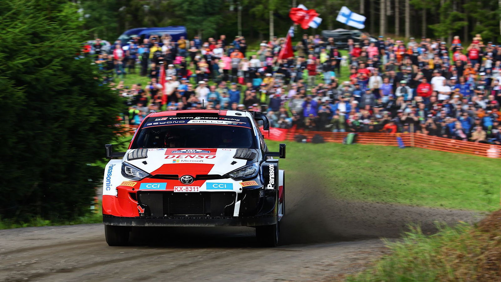 Toyota’s Kalle Rovanpera goes fastest on Rally Finland shakedown