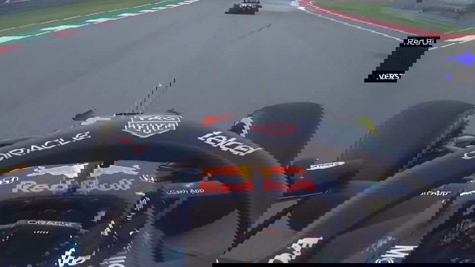 Verstappen shrugs off practice spat after giving Hamilton the finger