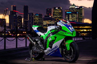 DAO Racing Kawasaki Pamer Livery BSB 2022 untuk Harrison