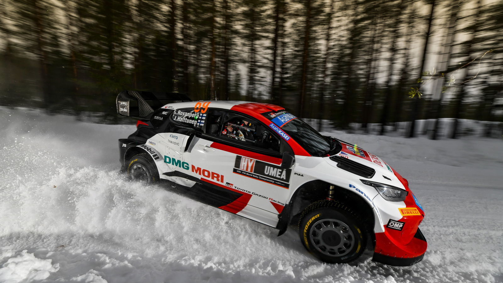 Toyota's Rovanpera sets pace on WRC Rally Sweden shakedown