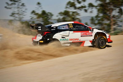 Evans and Toyota on top as rivals falter in Portugal