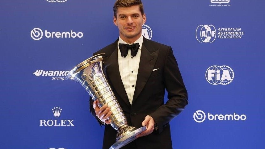 Verstappen officially crowned 2023 F1 champion at FIA prize-giving gala