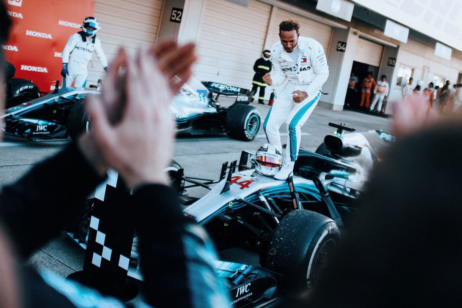Kemajuan sejak kunci Spa untuk kemiringan gelar Mercedes - Wolff