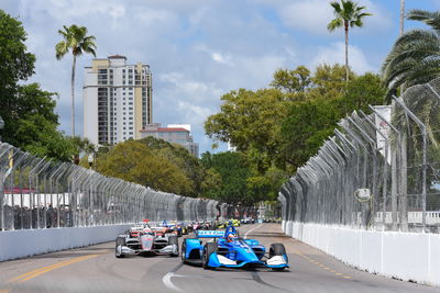 Rosenqvist soldiers to fourth in solid IndyCar debut