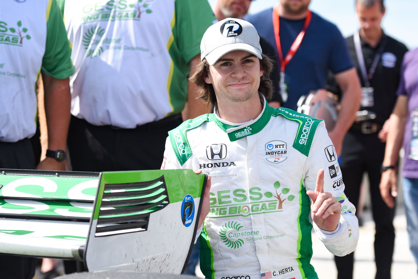 Colton Herta takes maiden IndyCar pole at Road America