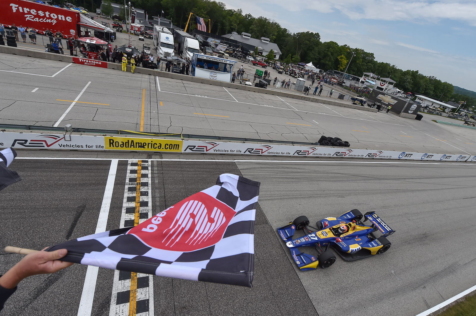 Power and Newgarden baffled by Rossi's Road America performance