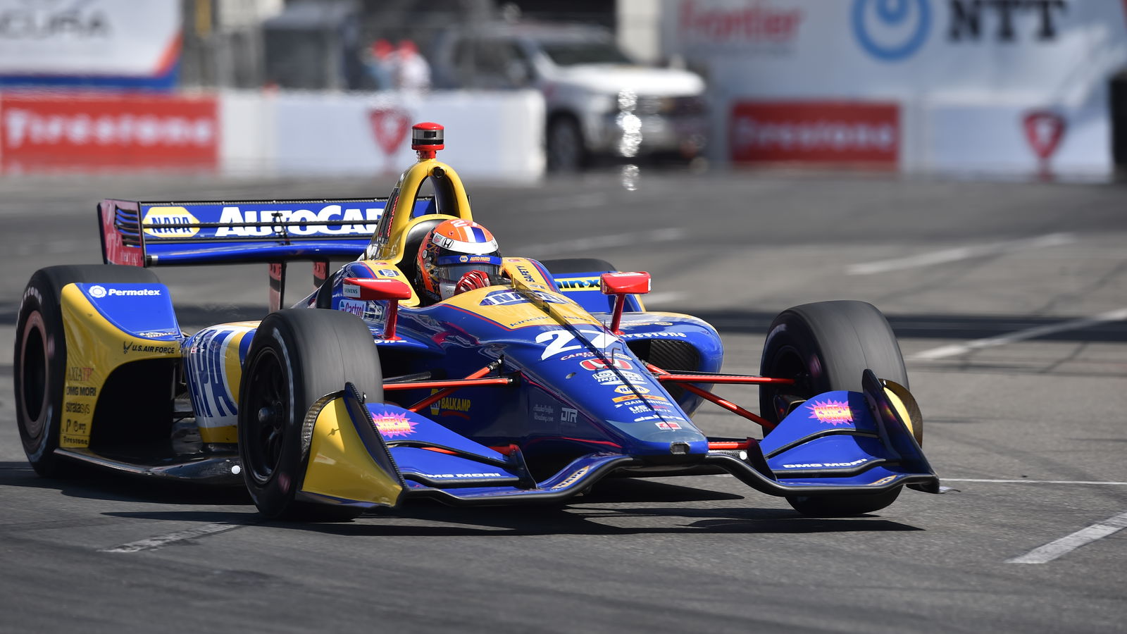 Rossi blasts to Long Beach pole