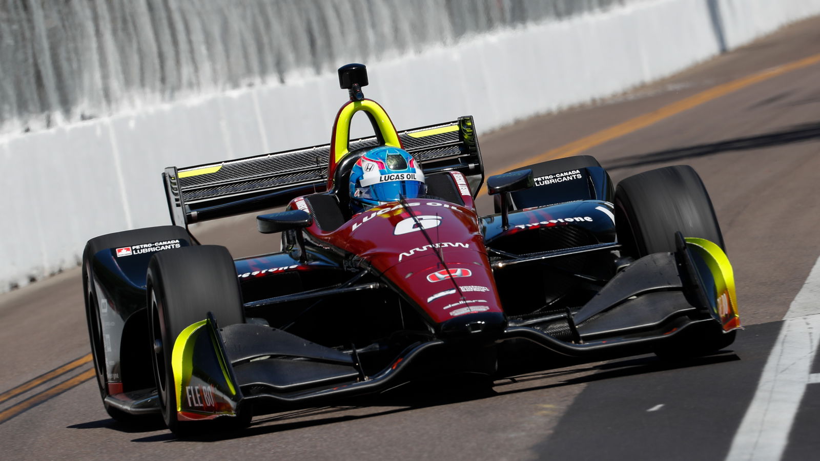 Wickens takes debut IndyCar pole at St. Petersburg