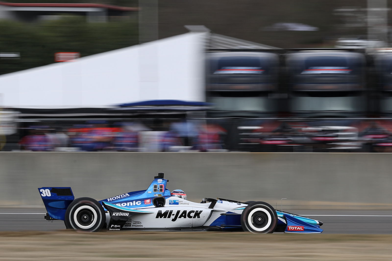 Takuma Sato bests Graham Rahal for RLL Barber lockout