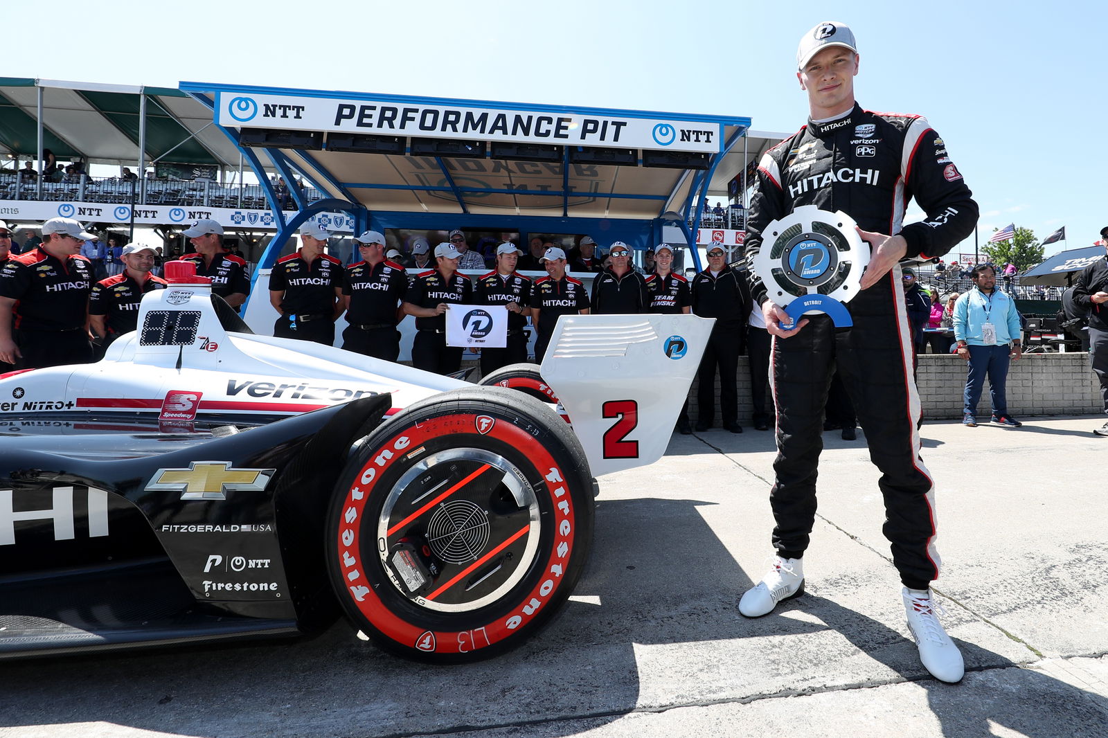 Newgarden melanjutkan dominasi Detroit dengan Race 2 Pole
