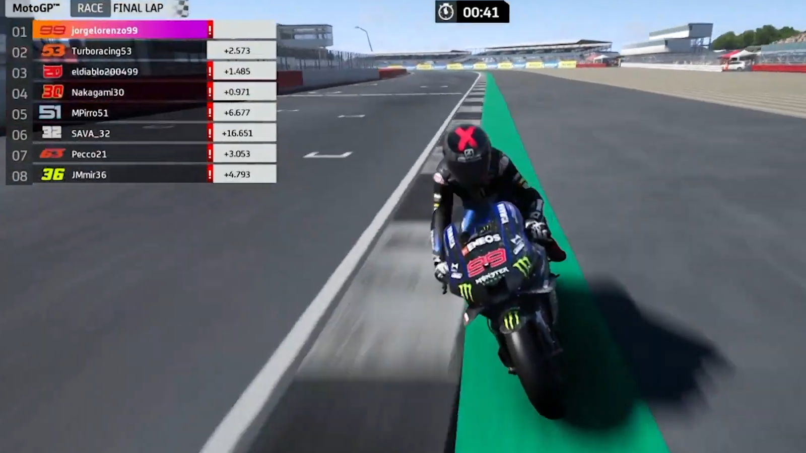 Jorge Lorenzo memenangkan MotoGP Inggris Virtual