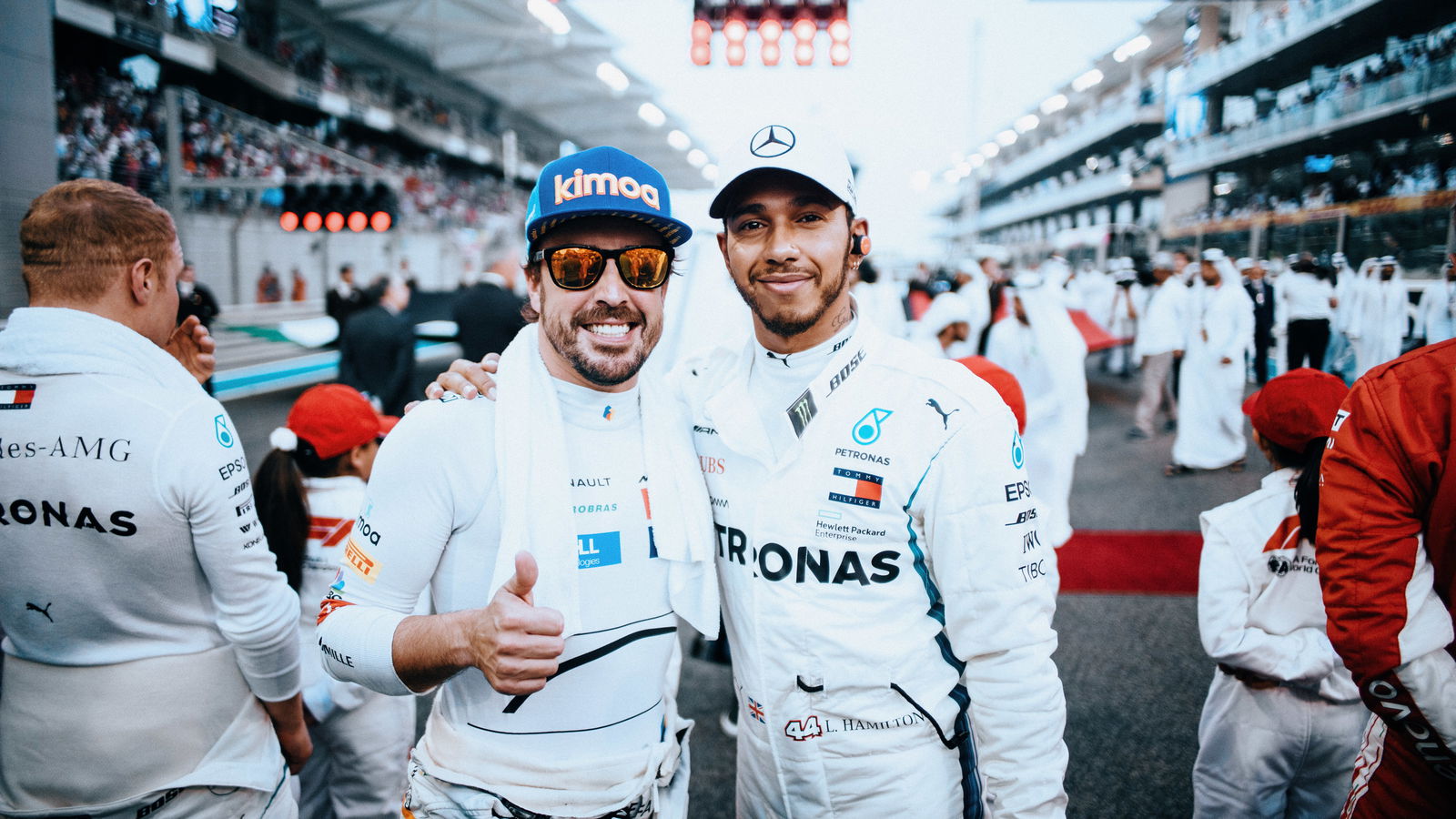 Hamilton and Vettel pay tribute to ‘true F1 legend’ Alonso