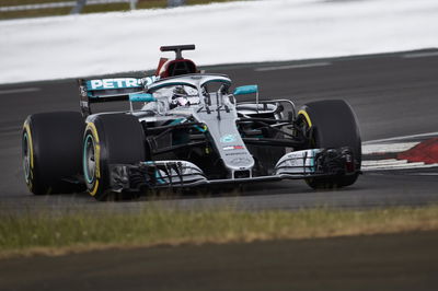 Hamilton back in F1 action for Mercedes in Silverstone test