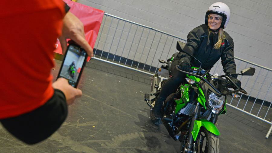 Struggling to get a loved one to love riding! Try ride at Motorcycle Live!