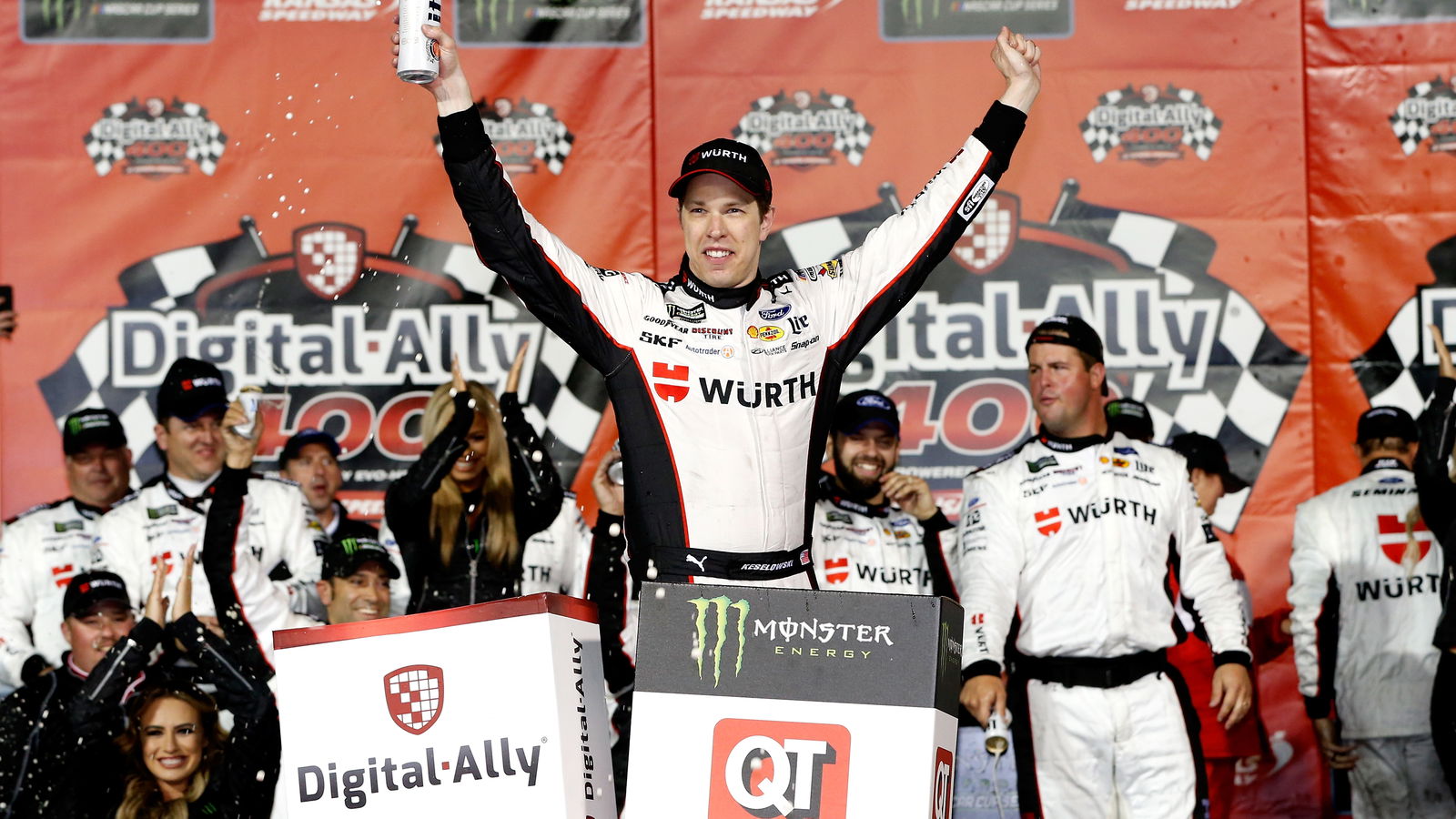Keselowski takes thrilling win in Digital Ally 400