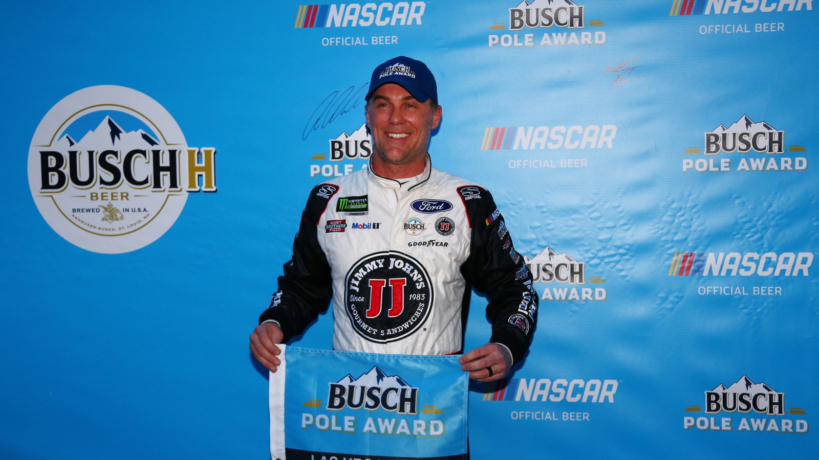 Kevin Harvick nabs Vegas pole at last second