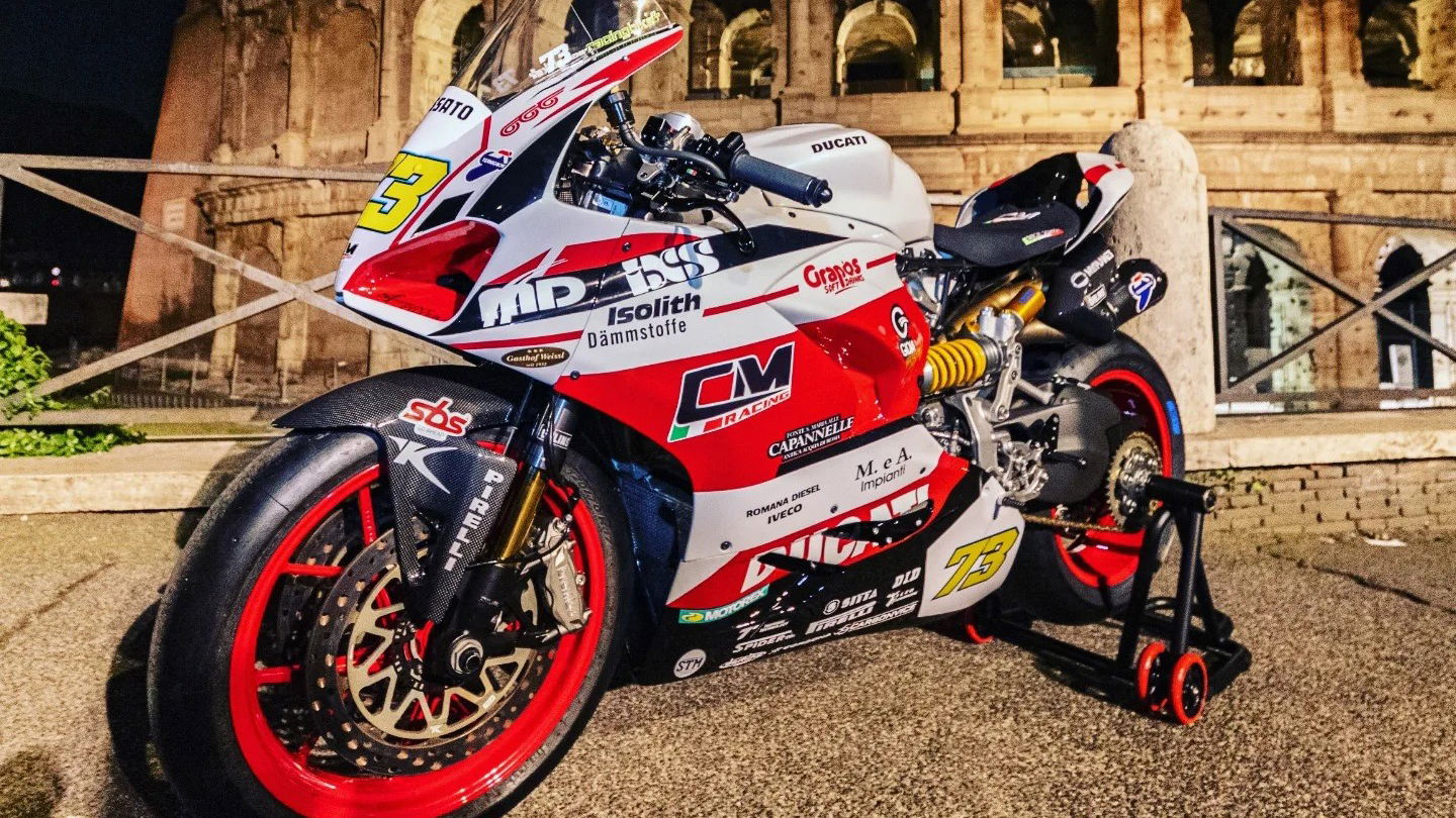 CM Racing Ducati present 2022 WorldSSP colours for Kofler