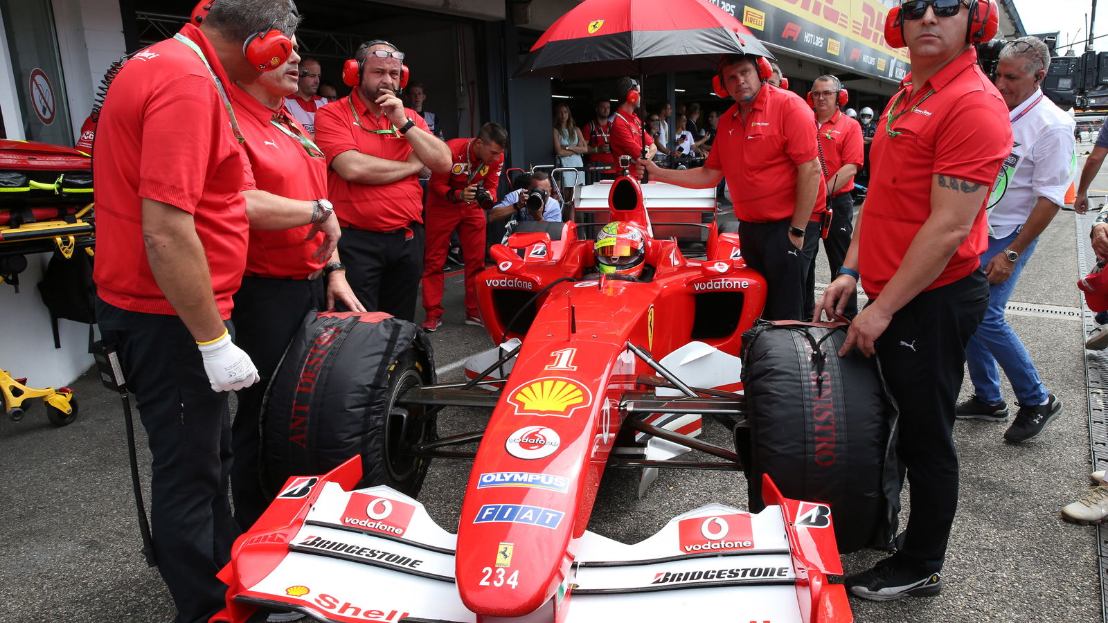 Mick Schumacher enjoys 'amazing' first run in Ferrari F2004 