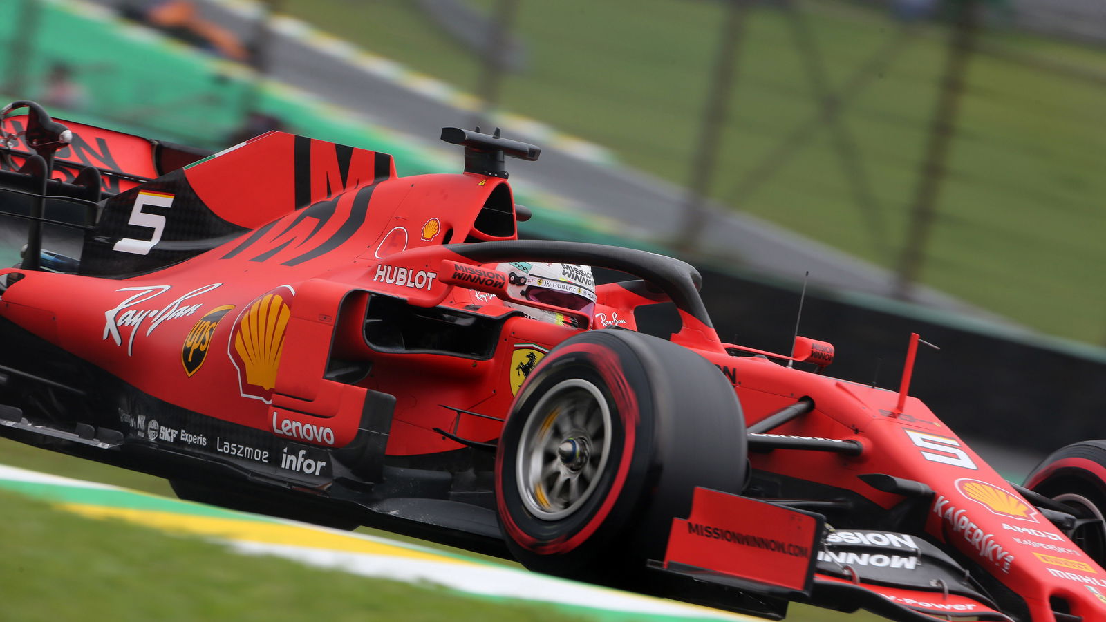 Vettel pips Leclerc as Ferrari dominate Brazilian GP FP2