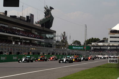 Mexican Grand Prix, race start,