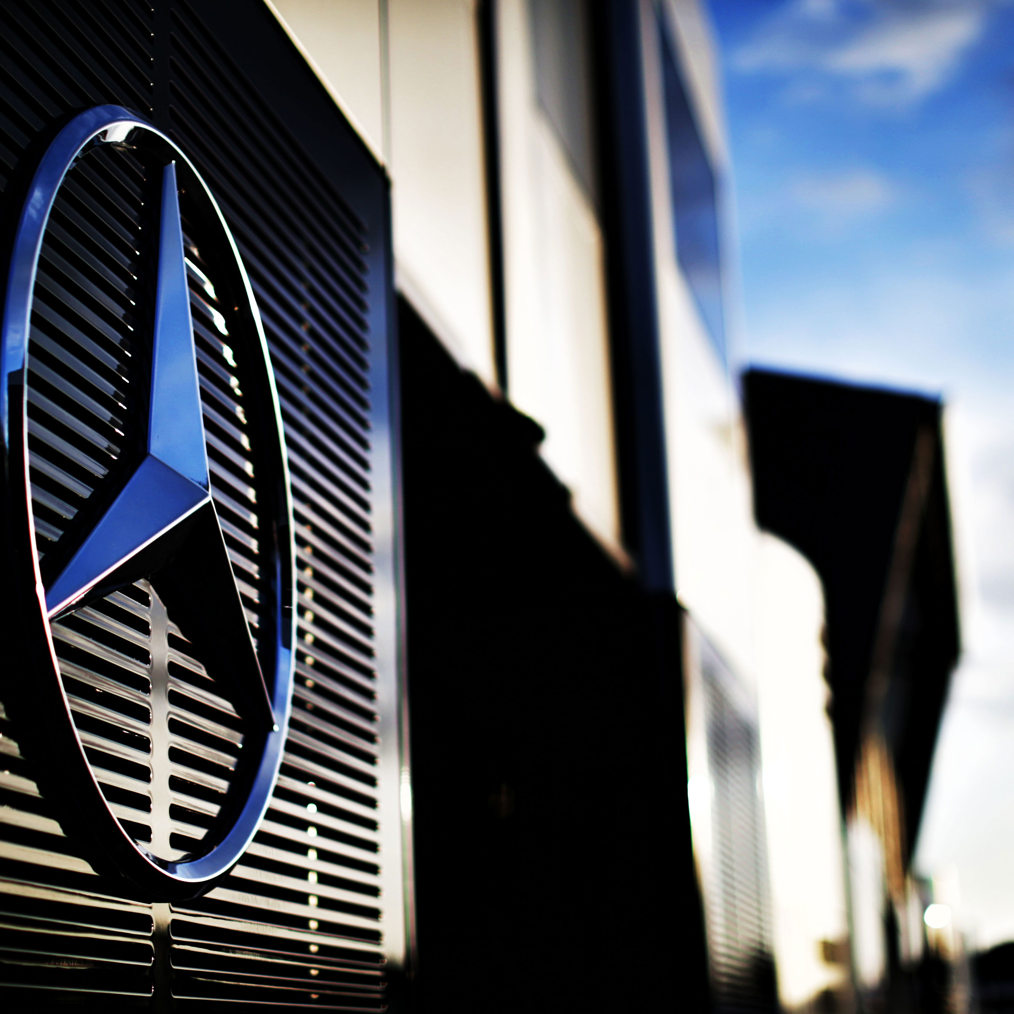 Mercedes badge, logo,