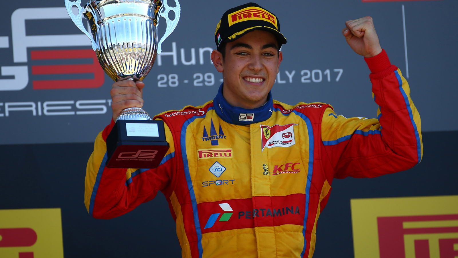 Ferrari protege Alesi stays with Trident in GP3