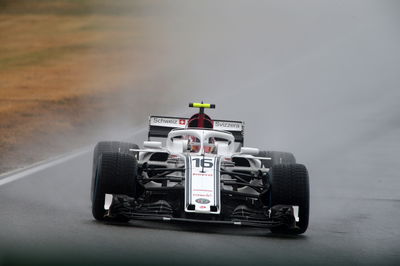 Leclerc leads Sauber 1-2 in wet Germany FP3