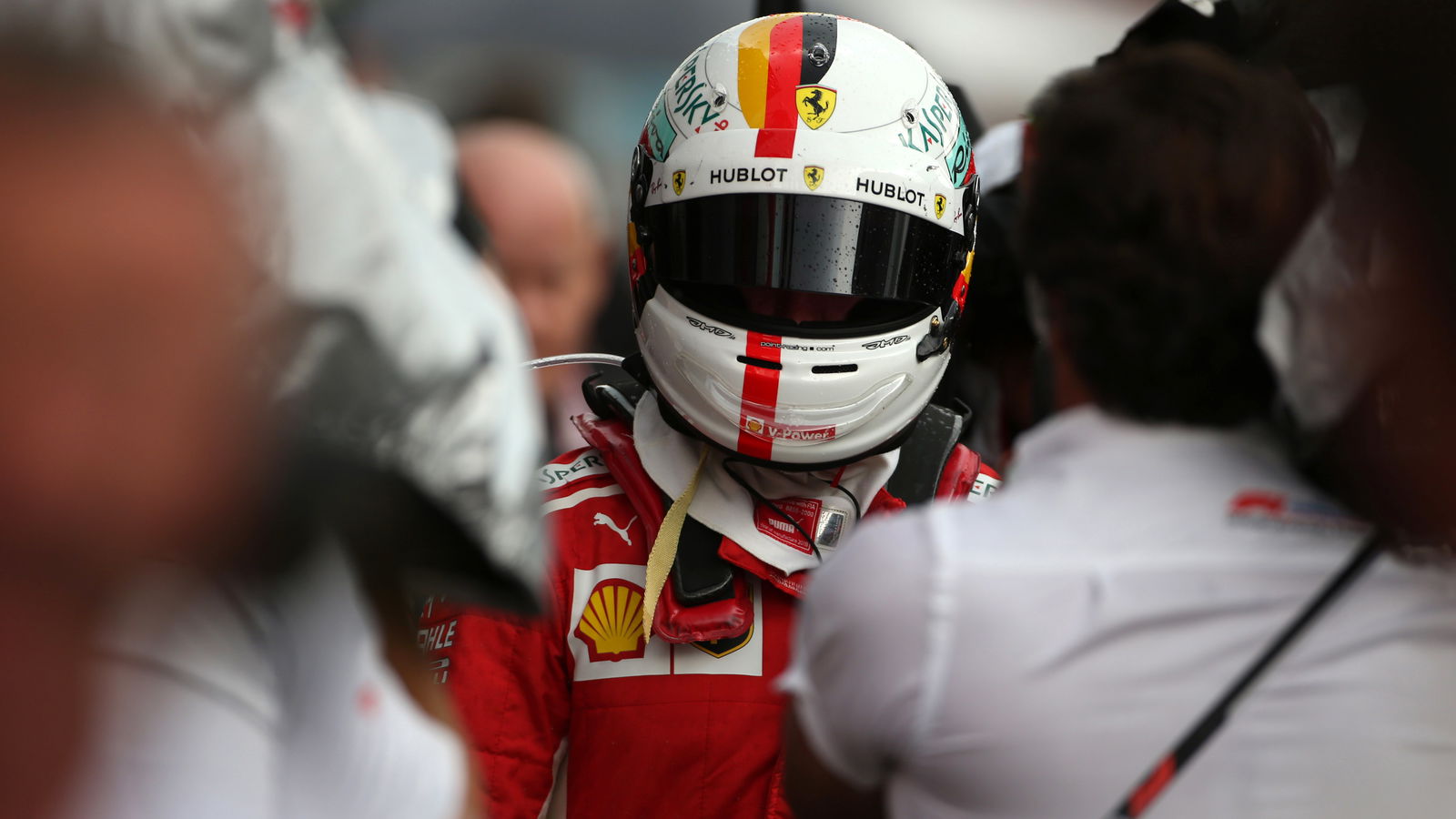 Vettel 'won't lose sleep' over German GP crash