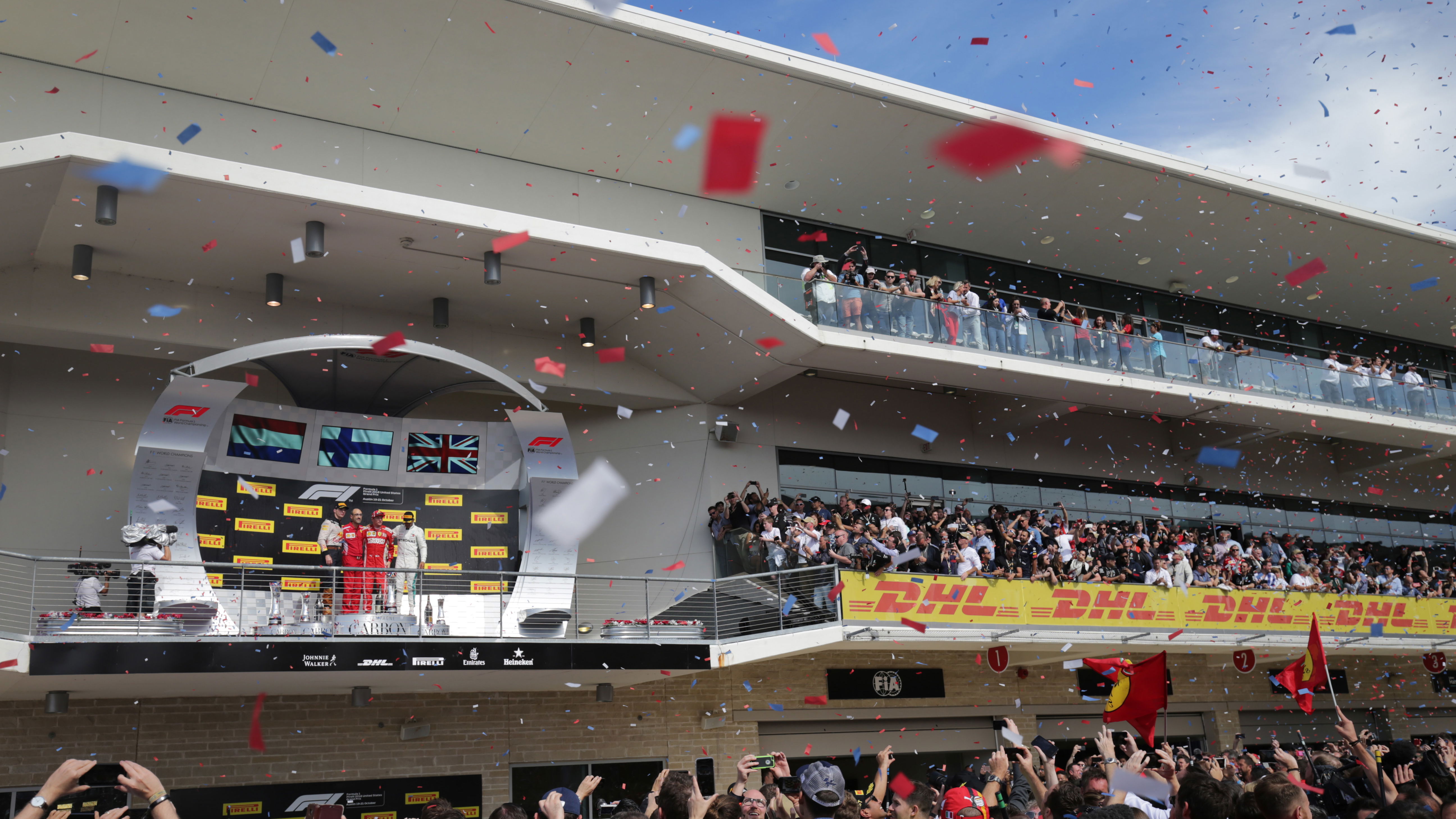 Kimi Raikkonen, Lewis Hamilton, Max Verstappen, F1, United States Grand Prix, COTA,