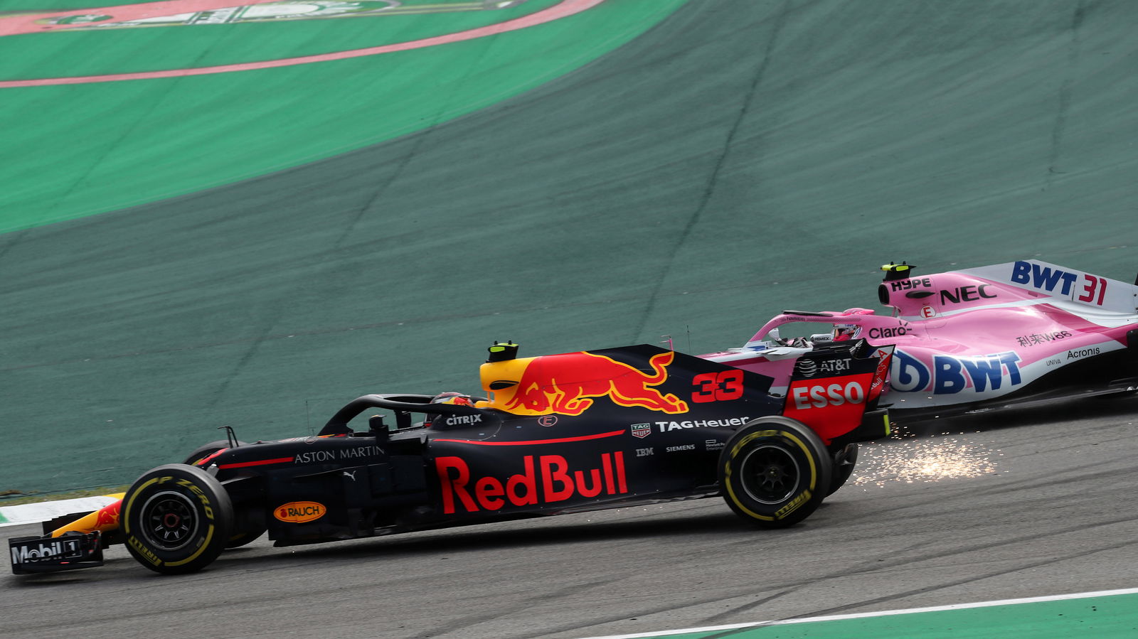 Horner: Ocon ‘lucky to get away’ with a push from Verstappen