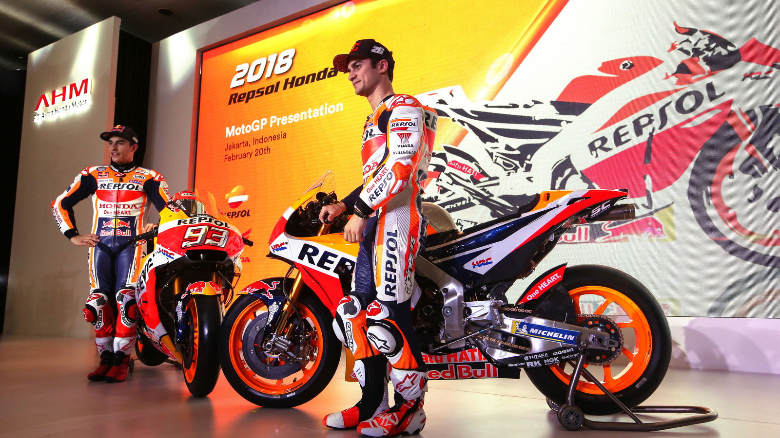 Repsol Honda mengadakan peluncuran tim di Jakarta