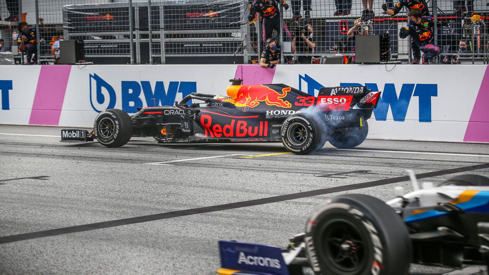 Verstappen thought F1 burnout celebration was “funny and safe”