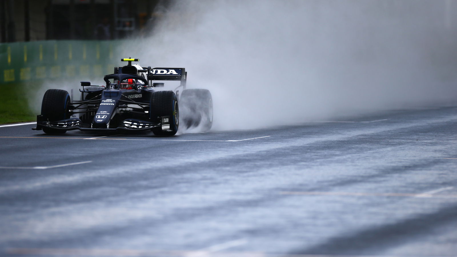 Gasly fastest in wet final practice at F1 Turkish GP, Hamilton 18th
