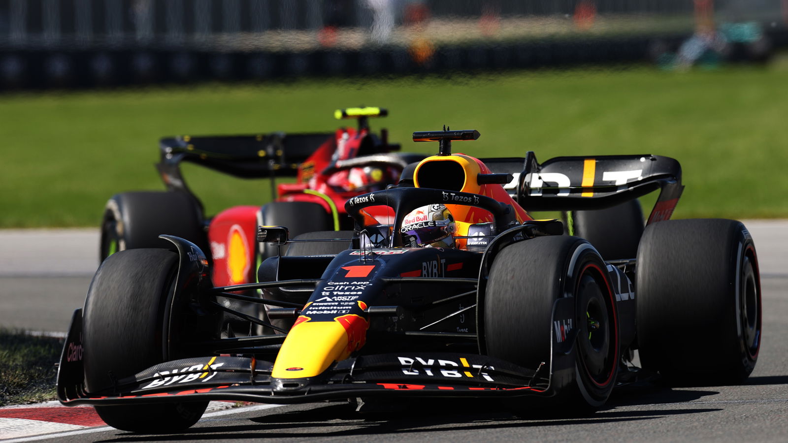 F1 GP Kanada: Verstappen Bendung Sainz, Hamilton Podium