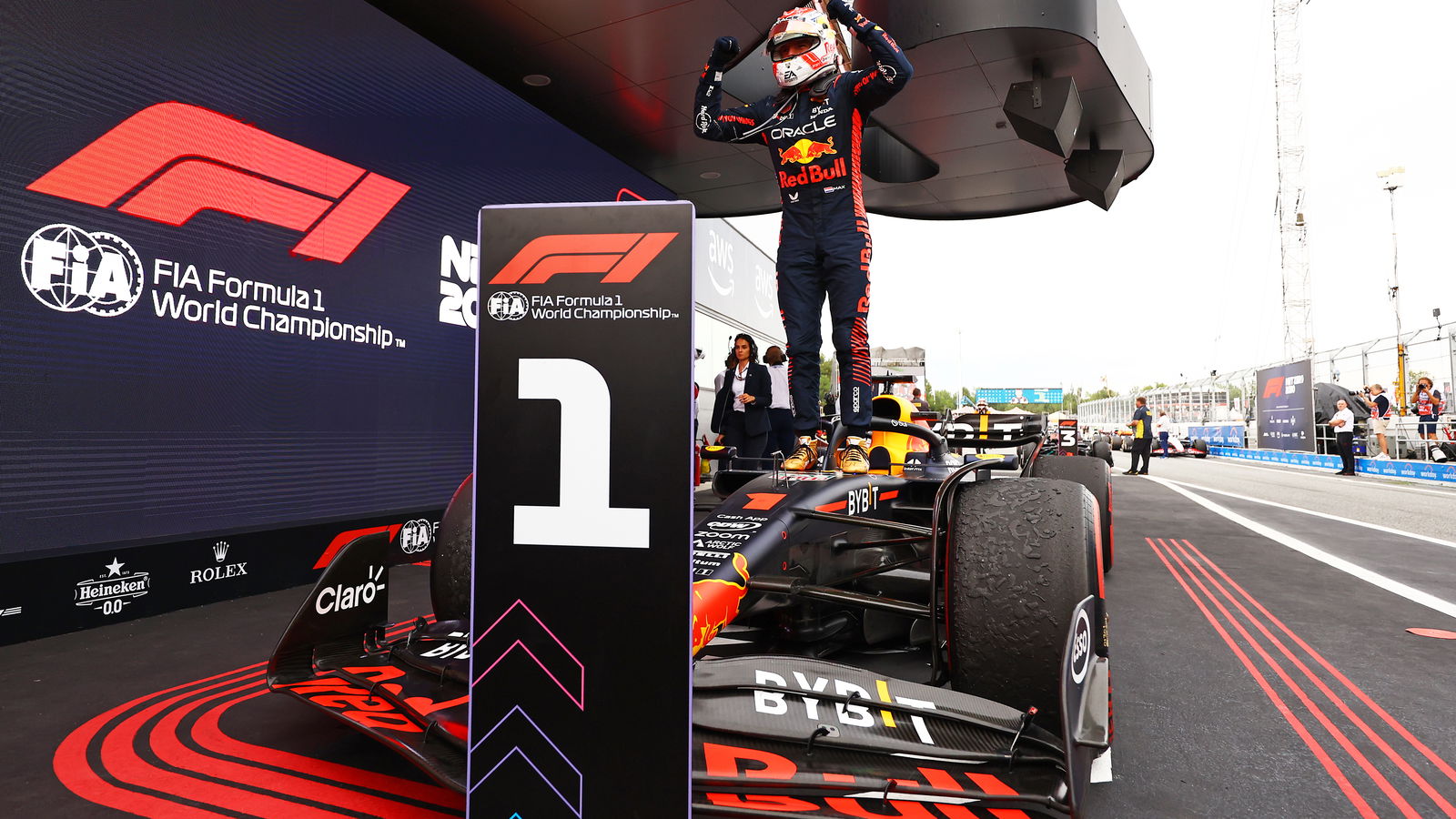 Verstappen romps to Spanish GP win as Hamilton leads double Merc podium