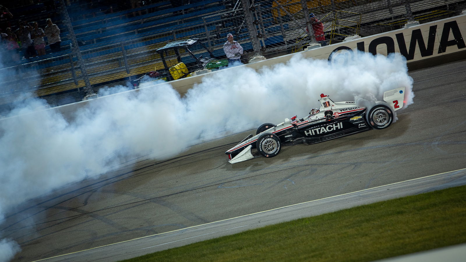 Josef Newgarden towers over the field in Iowa 300