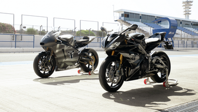 Triumph Daytona 765 and Moto2 