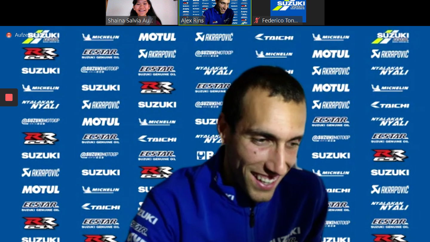 Wawancara Shaina… Alex Rins!