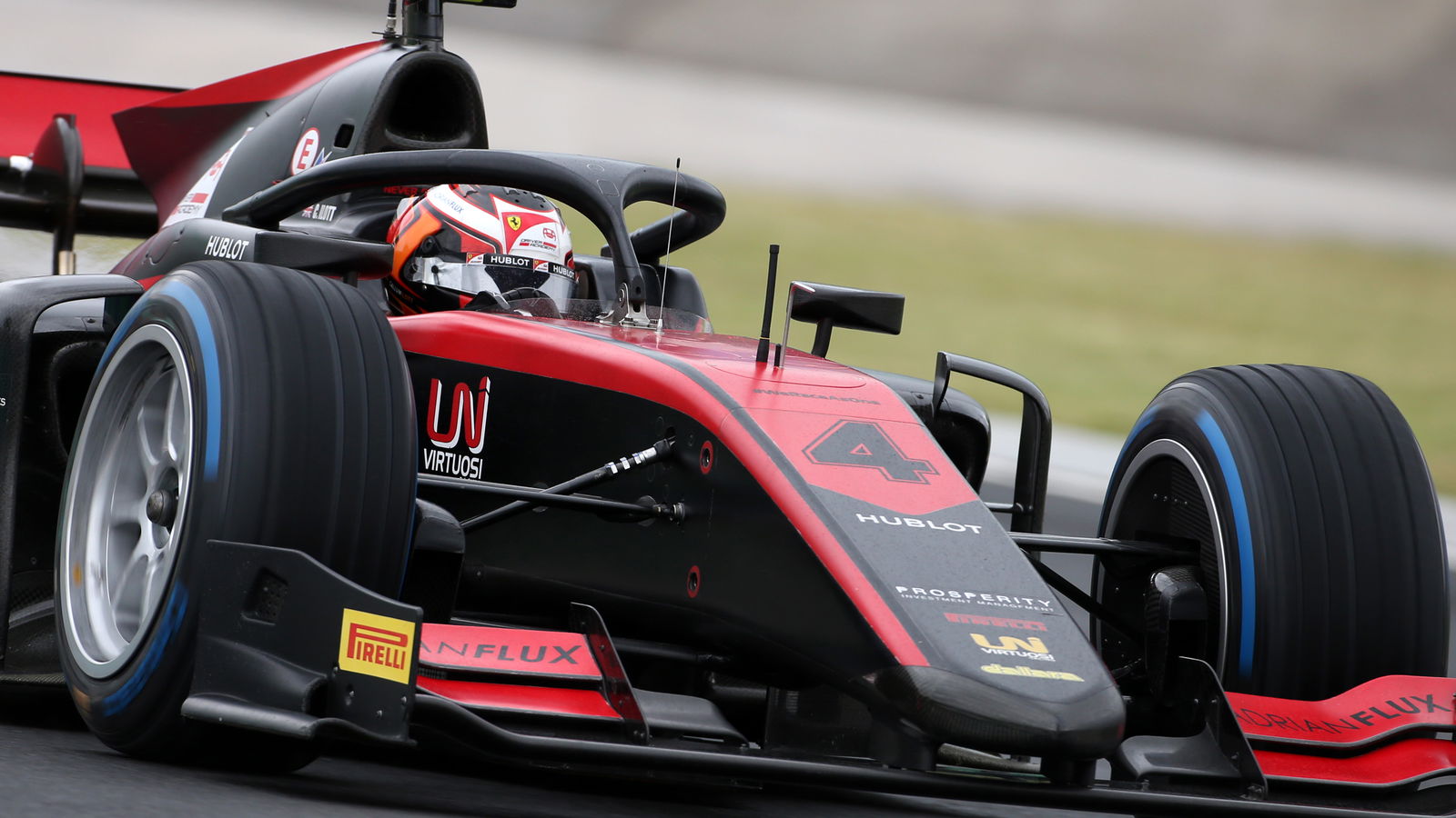 In-form Ilott grabs F2 pole at a wet Hungaroring