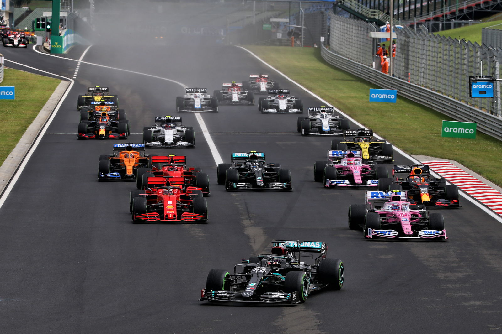 F1 Hungarian Grand Prix 2020 - Starting Grid