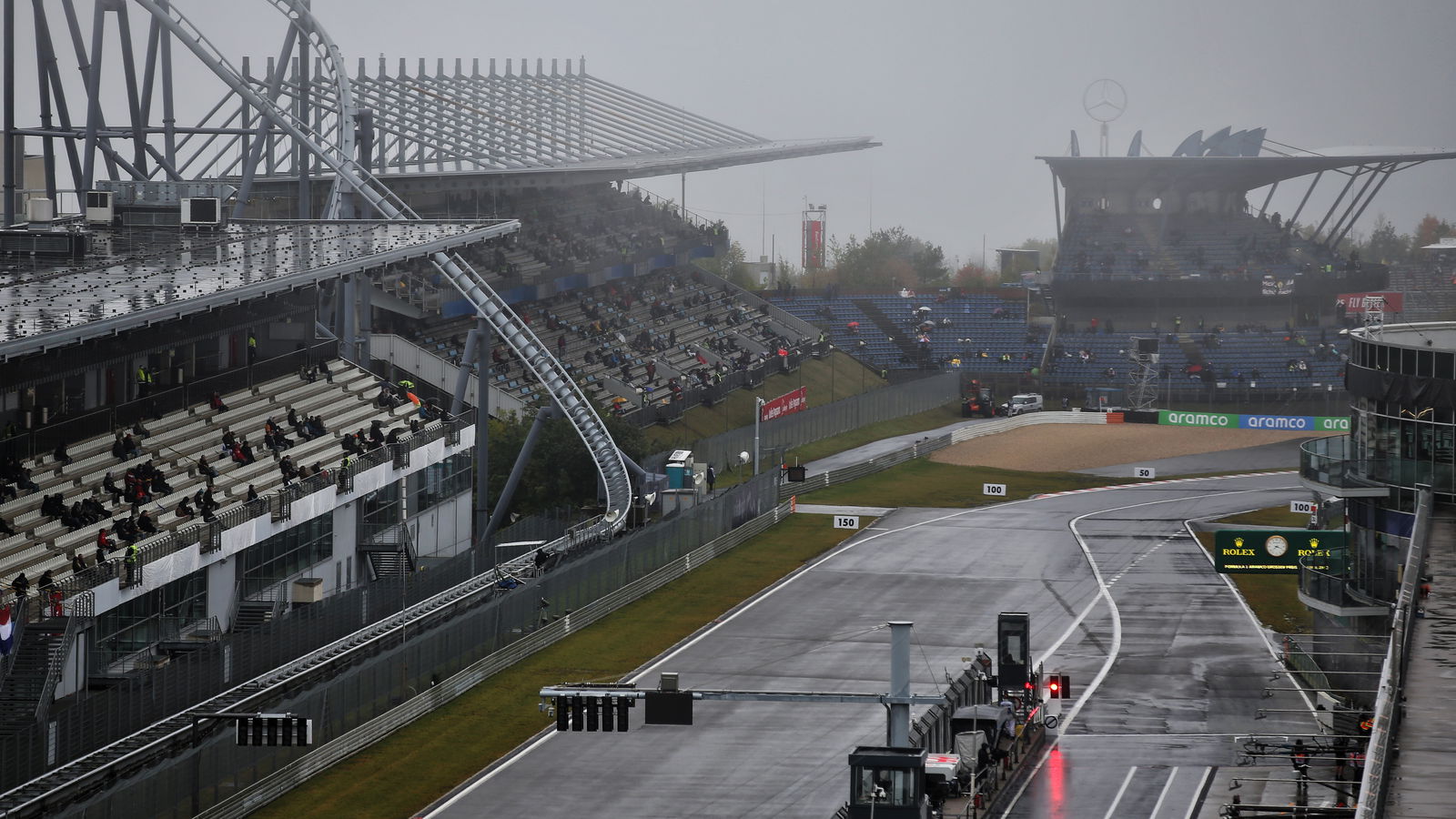 Latihan F1 Jumat ditinggalkan di Eifel GP karena cuaca buruk terus berlanjut